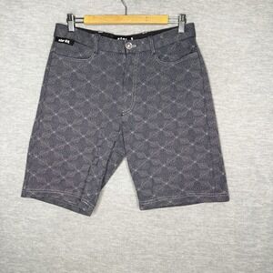 STAR 69 Vintage Shorts Blue Gray Unique Y2K Size Medium 32 Skater Streetwear 70s